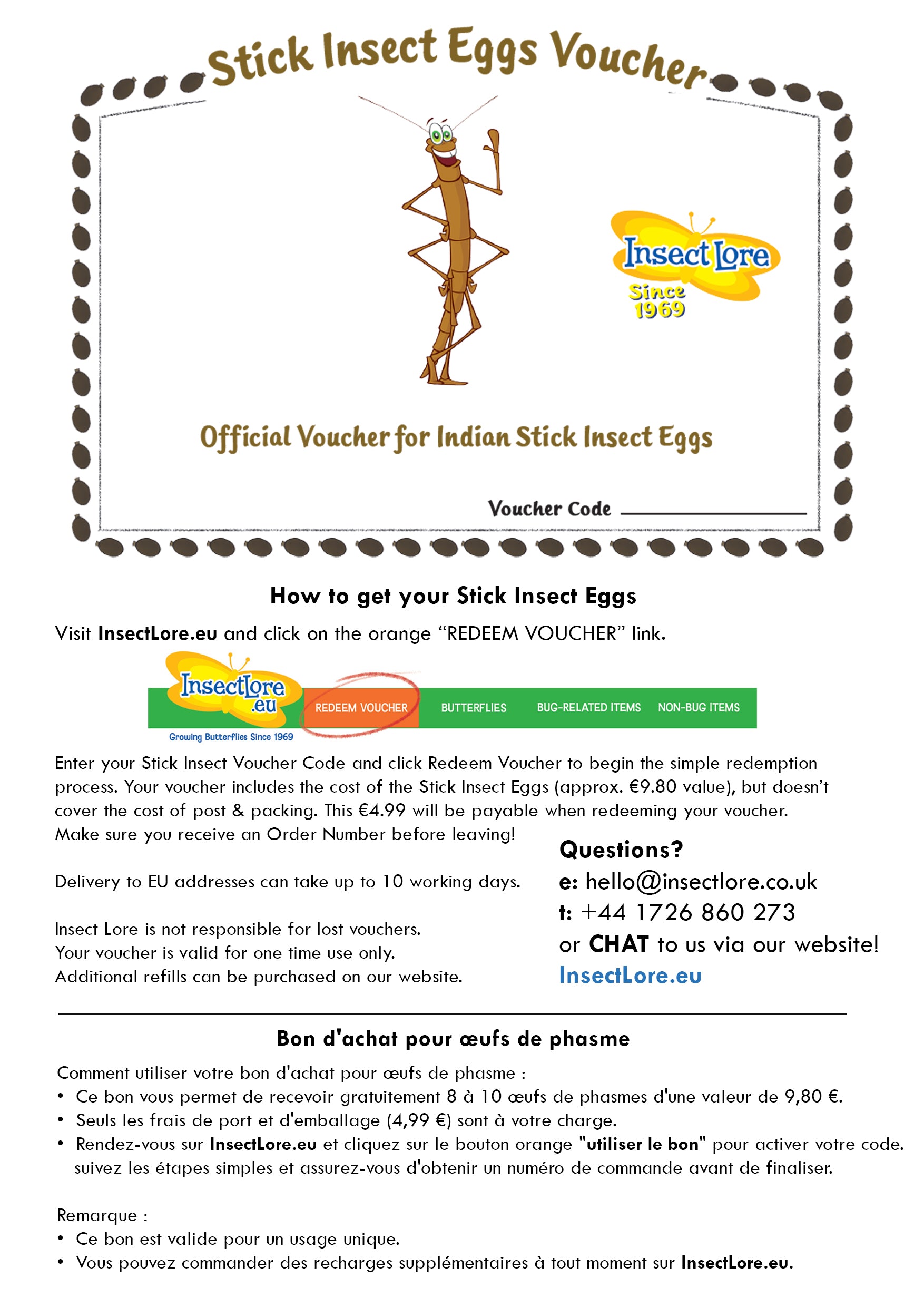 Living Twig - Stick Insect Kit - Living Twig Stick Insect Kit with ...