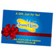 Picture of a blue Insect Lore E-Gift Card with red bow. 