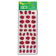 Pack of 39 raised gel ladybirds stickers in 4 sies from 1.4cm to 2cm. Classic Red and Black design. 