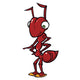 Cartoon Ant - red