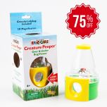 The World of Eric Carle Creature Peeper in and out of the packaging. Creature Peeper Toy includes a Bad-Tempered Ladybird to get you started. Yellow and green in colour with two magnifying lenses, one at the top and one at the bottom in a periscope style