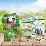 Butterfly Garden GIFT SET with 3-5 LIVE Caterpillars