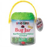 The World of Eric Carle Bug Jar. With green leafy lid and yellow handle. Mesh section in the lid to keep the critters inside happy. Also includes a oversized Bad Tempered Ladybird figure to get started. 