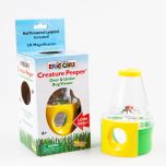 The World of Eric Carle Creature Peeper in and out of the packaging. Creature Peeper Toy includes a Bad-Tempered Ladybird to get you started. Yellow and green in colour with two magnifying lenses, one at the top and one at the bottom in a periscope style